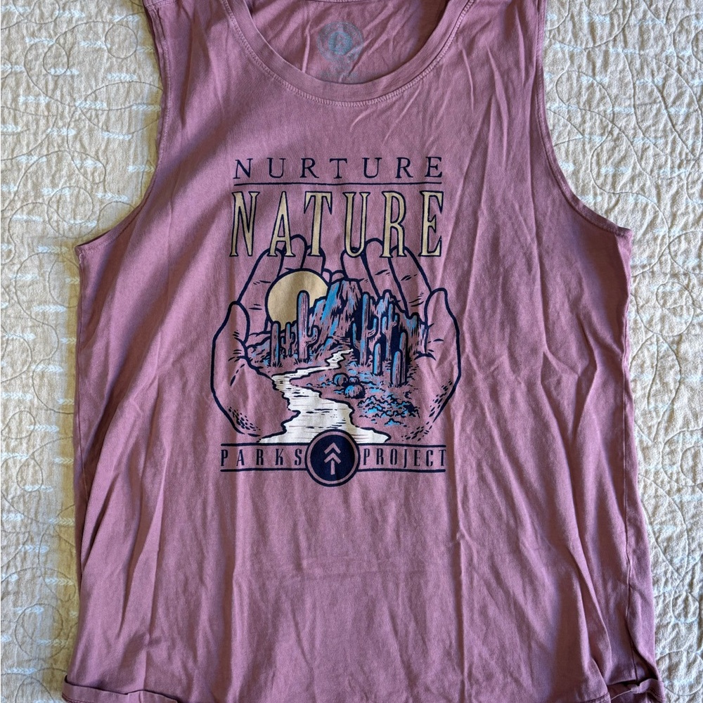 Parks Project Mauve Nurture Nature Muscle Tee